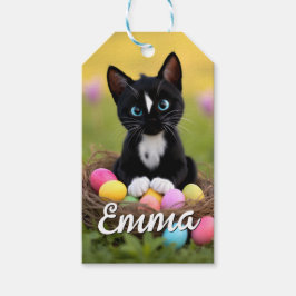 Tassar, pastellis och purris: Felinis Påsk Nest Presentetikett