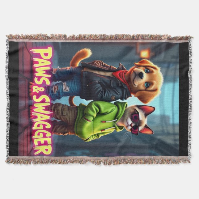 Tassar & Swagger™ Snyggt Pet Apparat för babyblank Filt (Framsidan)