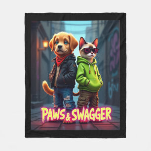 Tassar & Swagger™ Snyggt Pet Apparat för babyblank Fleecefilt