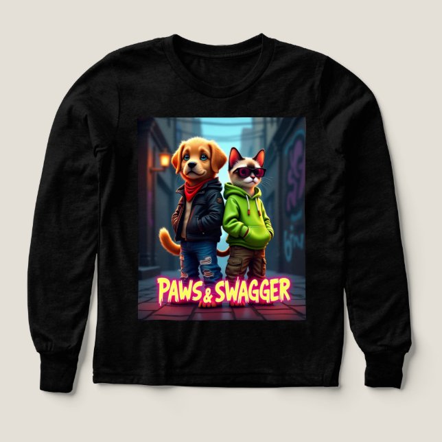 Tassar & Swagger™ Snyggt Pet Apparel - Skjortor oc T Shirt (Design framsida)