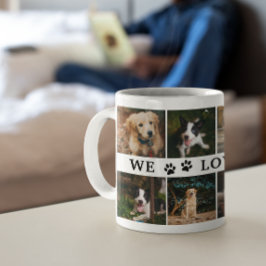 Tassar we Kärlek You Pappa Photo Collage Kaffemugg
