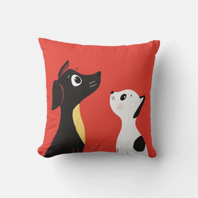 Tassar & Whiskers Kudde (Framsida)