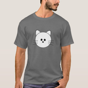 Tassarna här "Kitty" Basic mörk T-shirt