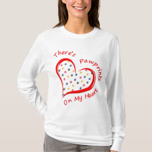 Tassavtryck på mitt hjärta t shirt