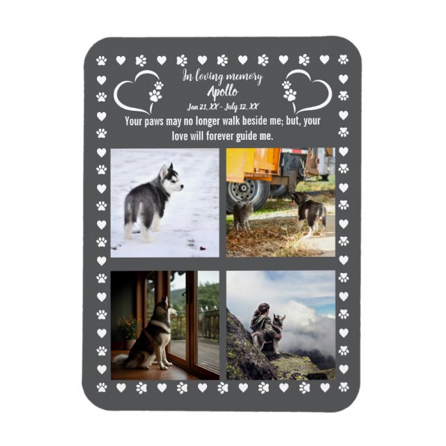 Tassavtrycken Kärlek Photo Magnet (Vertikal)