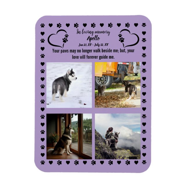 Tassavtrycken Kärlek Photo Magnet (Vertikal)
