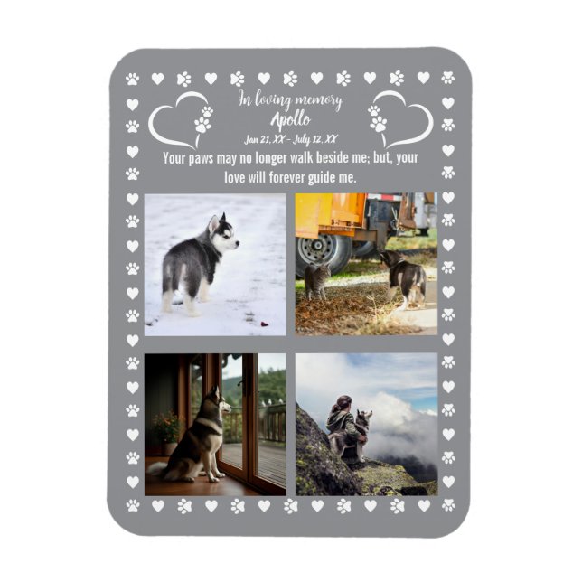 Tassavtrycken Kärlek Photo Magnet (Vertikal)