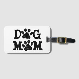 Tassavtrycken Polka Dot HUND MAMMA Bagagebricka
