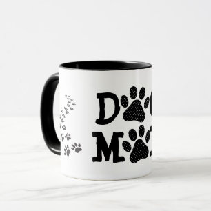 Tassavtrycken Polka Dot HUND MAMMA Mugg