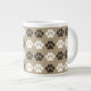 Tassavtrycks Mönster Jordnära Sand Jumbo Mugg