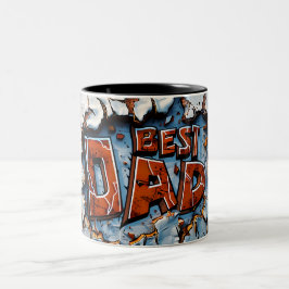 Tasse 2 Couleurs Best dad Två-Tonad Mugg