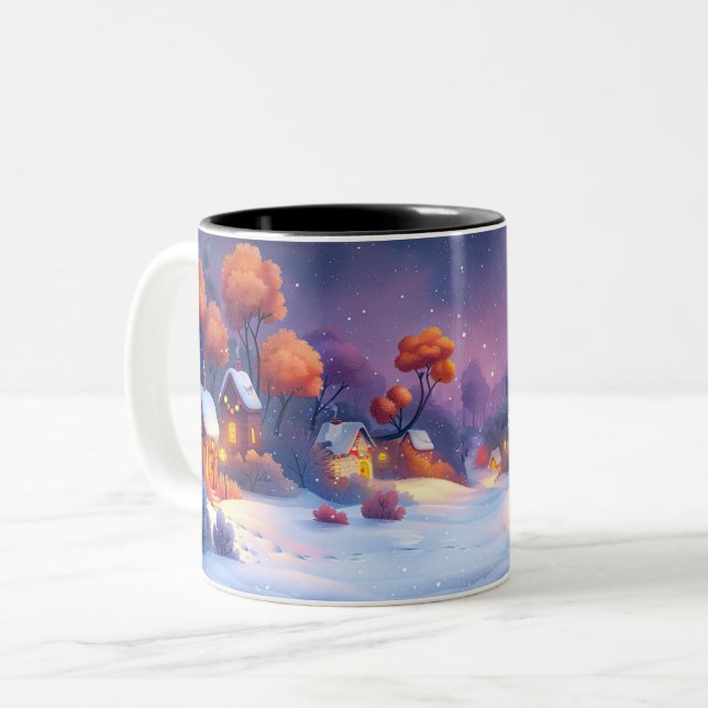 Tasse 2 Couleurs  Christmas Två-Tonad Mugg (Framsida vänster)