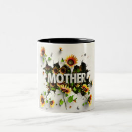 Tasse 2 Couleurs Gift for Mom for Mother's Day or Två-Tonad Mugg