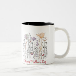 Tasse 2 Couleurs Happy Mother's Day Två-Tonad Mugg