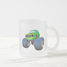 Tasse 4x4 camion monstre frostad glasmugg