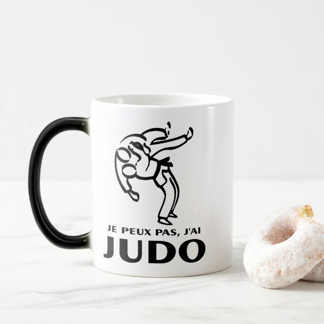 Tasse à café avec motif Judo Magisk Mugg (Med munk)