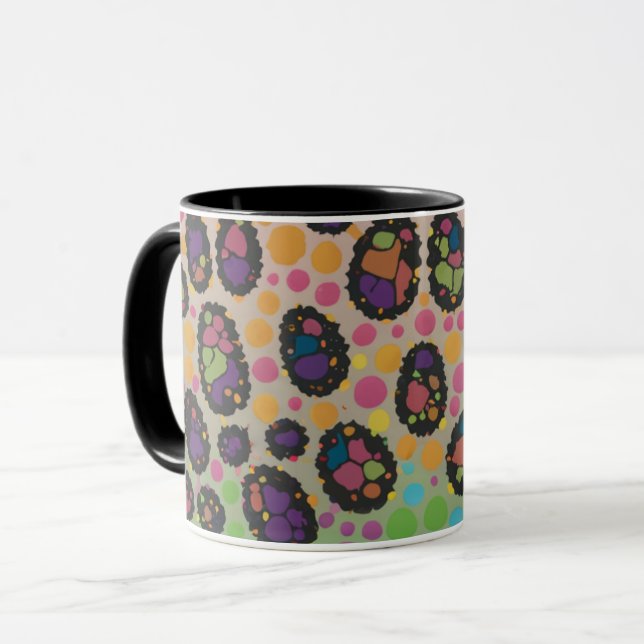 Tasse,abstraite  mugg (Framsida vänster)