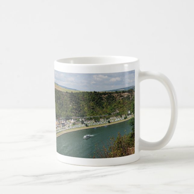Tasse An der Loreley im Mittelrheintal Kaffemugg (Höger)