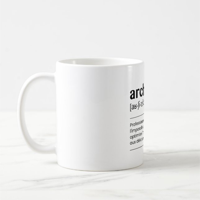 Tasse Architecte Kaffemugg (Vänster)
