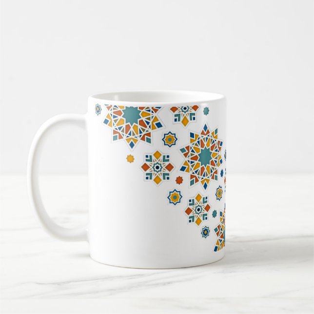 tasse avec avec l'artisanat marocain kaffemugg (Vänster)