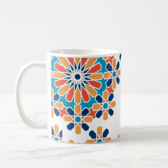 tasse avec avec l'artisanat marocain kaffemugg (Vänster)