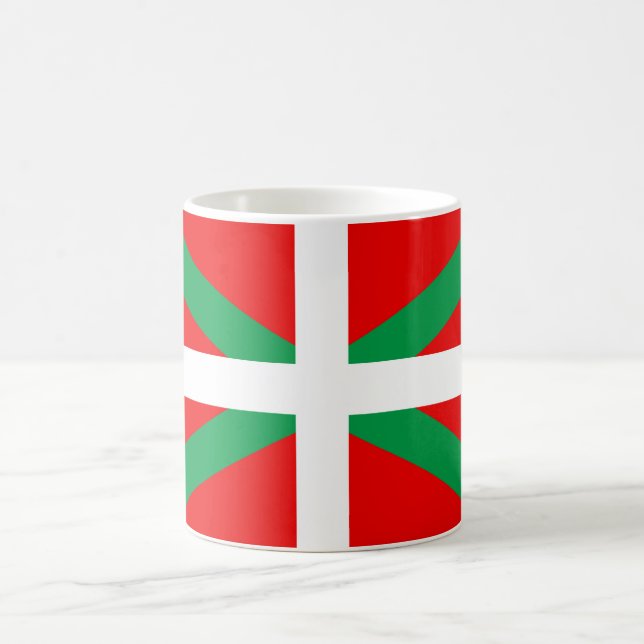 Tasse avec drapeau Basque "Ikkurina" Kaffemugg (Center)