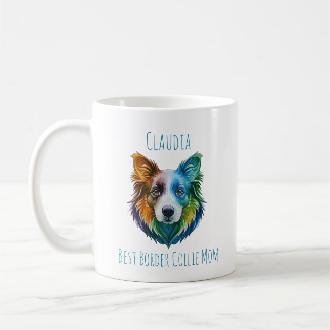 Tasse Best Border Collie Mom Kaffemugg (Vänster)