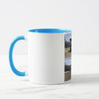 tasse bleu , les bergeronnes mugg