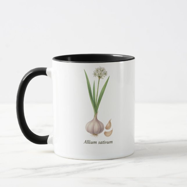 Tasse botanique Allium sativum Mugg (Vänster)