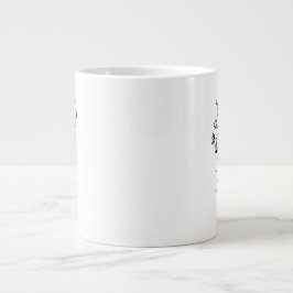 Tasse Bouquet de Fleurs personnalisée prénom Jumbo Mugg