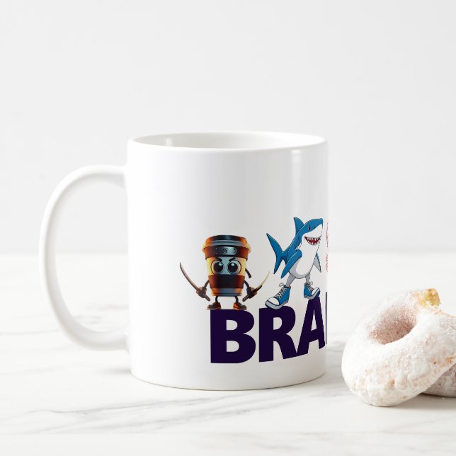 Tasse Brainrot Kaffemugg (Med munk)