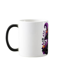 Tasse Chat Noir Halloween Kawaii – Chat Sorcière,