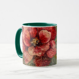 Tasse Christmas Collage Junk Journal Var05 Mugg