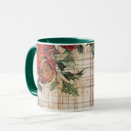 Tasse Christmas Collage Junk Journal Var07 Mugg