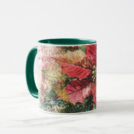 Tasse Christmas Collage Junk Journal Var12 Mugg