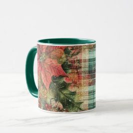 Tasse Christmas Collage Junk Journal Var13 Mugg