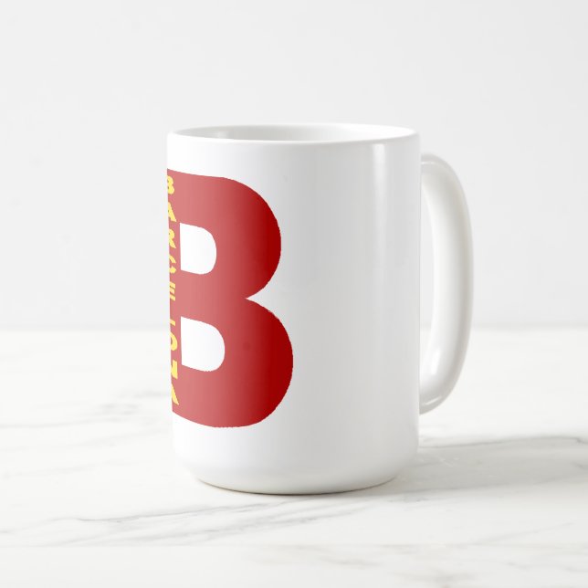 Tasse classique blanche BARCELONA Kaffemugg (Framsida höger)