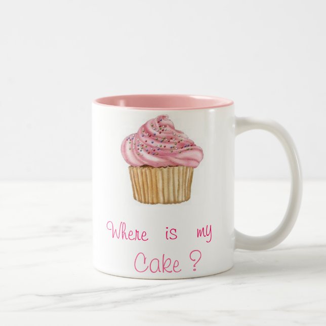 Tasse Cupcake Rose Två-Tonad Mugg (Höger)