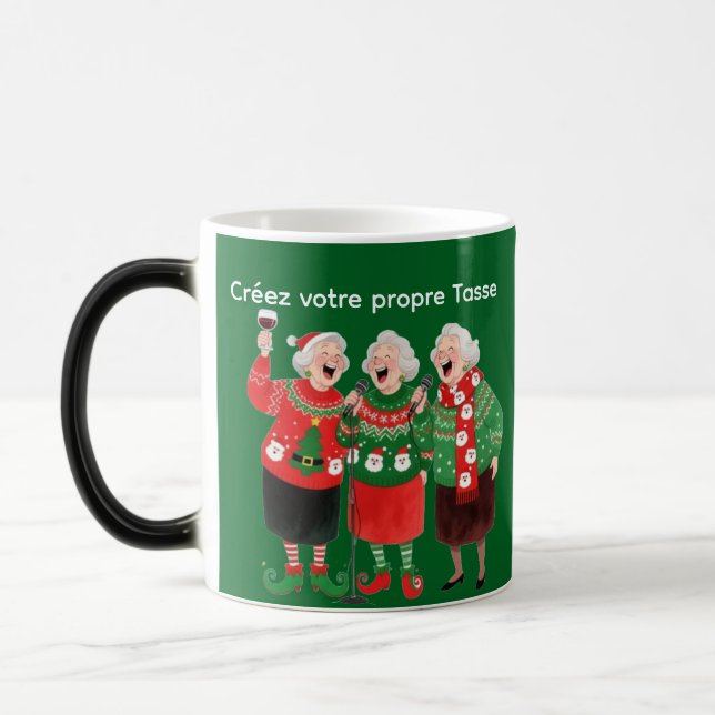 Tasse de Noël Festive pour Femmes – Pulls de Noël, Magisk Mugg (Vänster)