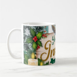 Tasse de Noël "You're Invited" Kaffemugg