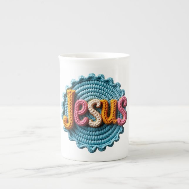 Tasse de Voyage Jésus 01 Benporslin Mugg (Framsidan)