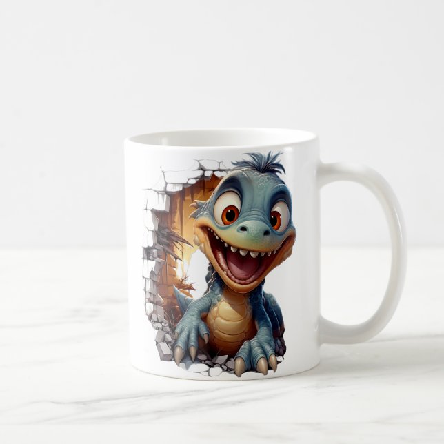 Tasse dinosaur kaffemugg (Höger)