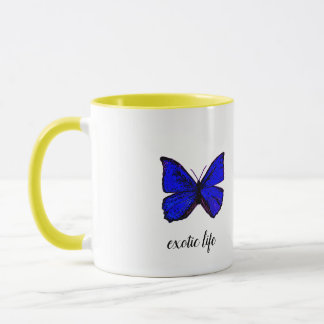 Tasse exotique papillon "exotic life" mugg