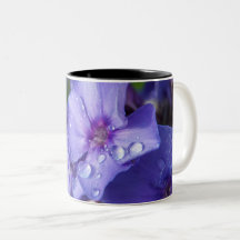 tasse fleur violet
