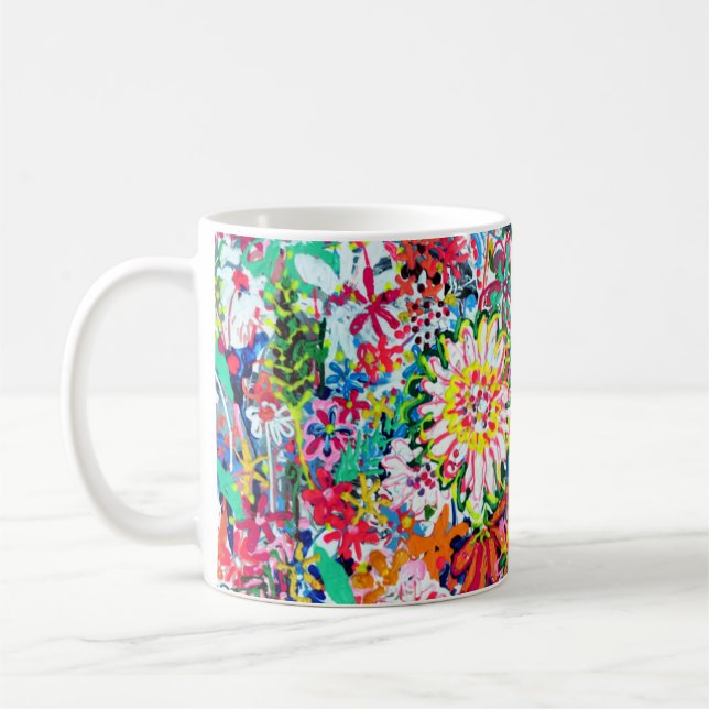 Tasse flowers by Natalia Kuruch Kaffemugg (Vänster)