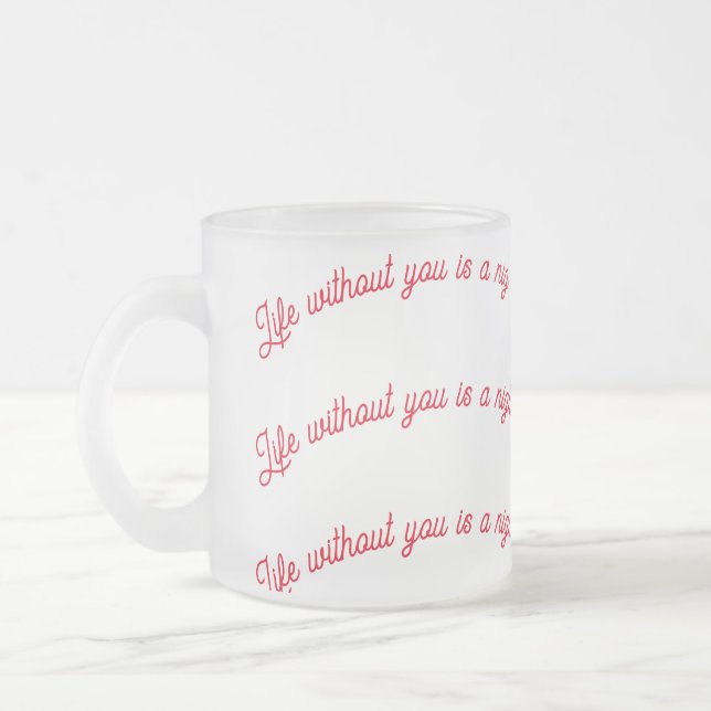 Tasse Frostad Glasmugg (Vänster)