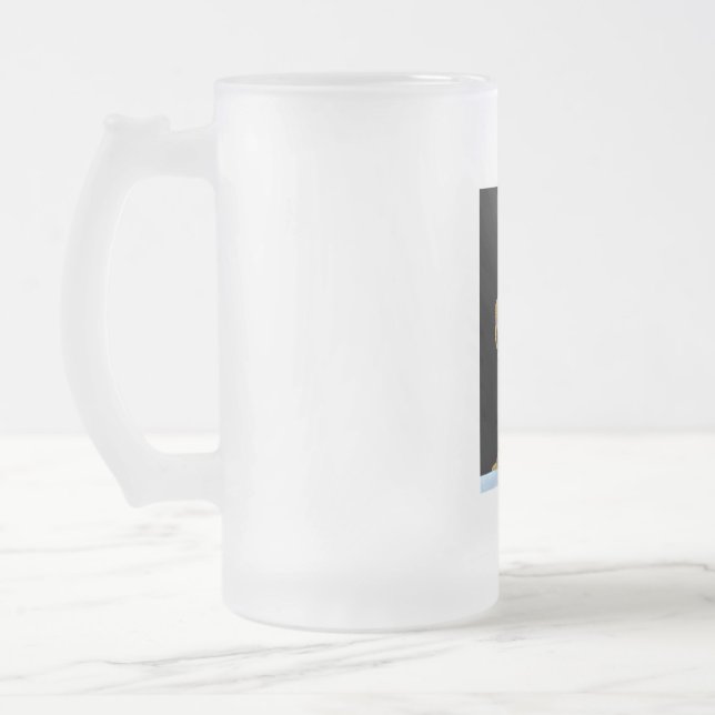 Tasse Frostat Ölglas (Vänster)
