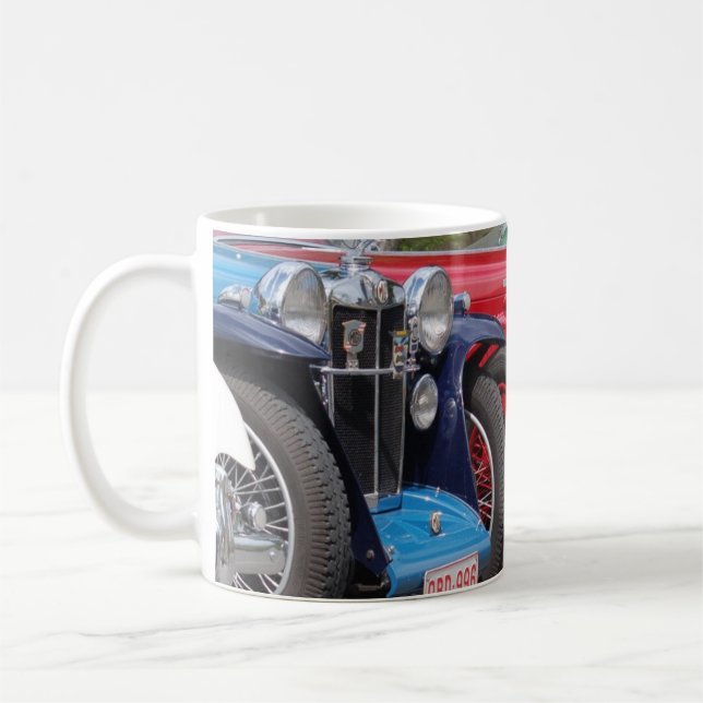 Tasse für Linkshänder - Britische Oldtimer Kaffemugg (Vänster)