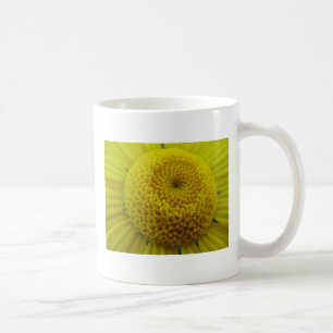 Tasse gelbe Margeritenblüte: Ha en trevlig dag. Kaffemugg