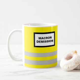 Tasse Gilet Jaune Macron Démission Kaffemugg